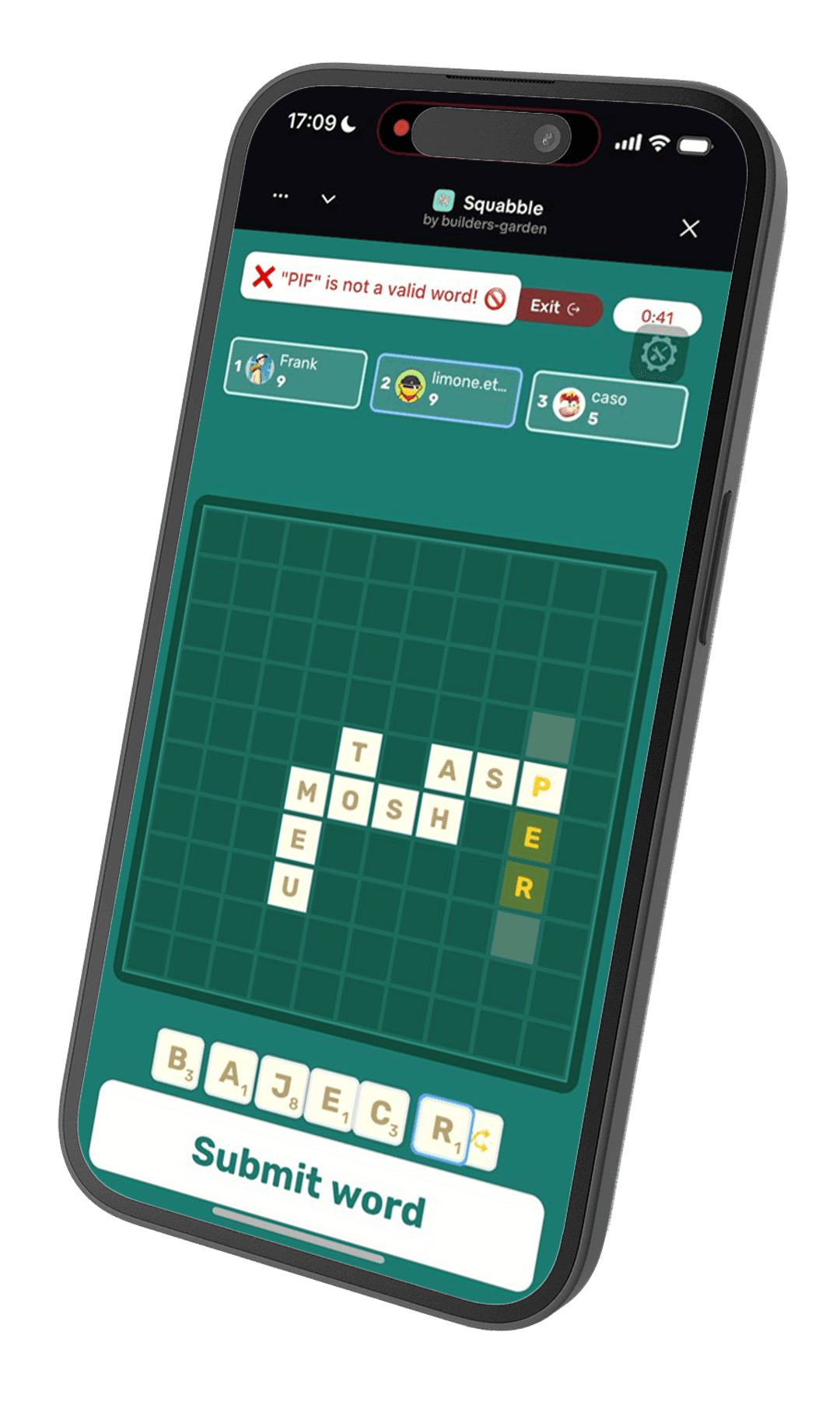 Squabble App Screenshot